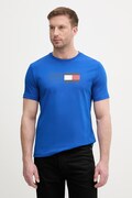 Tommy Hilfiger t-shirt ανδρικό βαμβακερό μπλε MW0MW42366