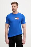 Tommy Hilfiger t-shirt ανδρικό βαμβακερό μπλε MW0MW42366