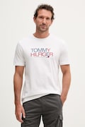 Tommy Hilfiger t-shirt męski bawełniany biały MW0MW42369