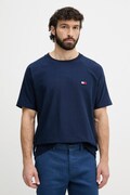Tommy Hilfiger T-shirt damski bawełniany granatowy MW0MW42396