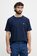 Tommy Hilfiger T-shirt damski bawełniany granatowy MW0MW42396