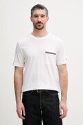 Tommy Hilfiger t-shirt męski bawełniany biały MW0MW42397
