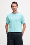 Tommy Hilfiger tricou basic pentru bărbați, din bumbac SUMMER turcoaz MW0MW43066