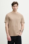 Tommy Hilfiger t-shirt da uomo in cotone beige UM0UM03870