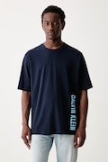 Calvin Klein T-shirt męski z bawełną granatowy LV00NM3019