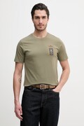 Aeronautica Militare t-shirt in cotone uomo colore verde TS2534UJ00641