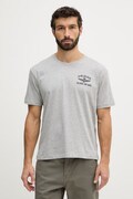 Aeronautica Militare t-shirt bawełniany męski kolor szary z nadrukiem TS2539UJ00727