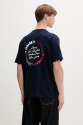 Tommy Jeans t-shirt męski bawełniany granatowy DM0DM22535