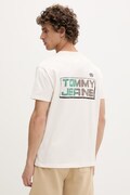 Tommy Jeans tričko pánske bavlnené béžové DM0DM22536
