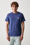 Tommy Jeans T-shirt Ανδρικό Βαμβακερό μπλε DM0DM22538