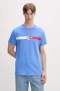 Tommy Jeans T-shirt ανδρικό βαμβακερό μπλε DM0DM22539