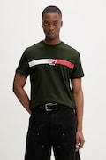 Tommy Jeans tričko pánske bavlnené zelené DM0DM22539