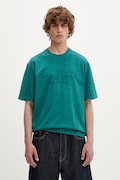 Tommy Jeans Basic tričko pánske bavlnené tyrkysové DM0DM22545