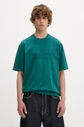 Tommy Jeans maglietta basic da uomo in cotone turchese DM0DM22545
