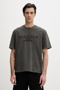 Tommy Jeans t-shirt basic męski bawełniany szary DM0DM22545