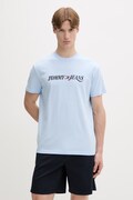 Tommy Jeans T-shirt męski bawełniany niebieski DM0DM22548