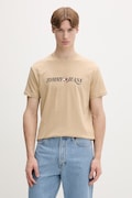 Tommy Jeans T-shirt męski bawełniany beżowy DM0DM22548