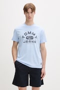 Tommy Jeans T-shirt Ανδρικό βαμβακερό μπλε DM0DM22551