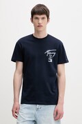 Tommy Jeans t-shirt męski bawełniany granatowy DM0DM22553