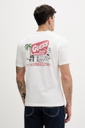 Guess Jeans t-shirt męski bawełniany biały M6GIC0 K8HM0