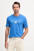 Tommy Hilfiger tricou pentru bărbați, din bumbac albastru MW0MW42365