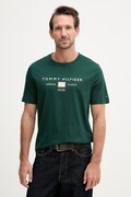 Tommy Hilfiger tricou pentru bărbați, din bumbac verde MW0MW42365