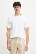 BOSS tričko pánske bavlnené Taut 40 biele 50559847