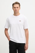 Aeronautica Militare t-shirt bawełniany męski kolor beżowy gładki TS2522UJ00641