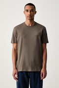 Armani Exchange T-shirt męski bawełniany brązowy XM001281 AF10361