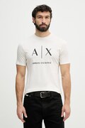 Armani Exchange majica za muškarce od pamuka bež XM002683 AF10356