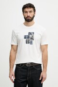Armani Exchange t-shirt męski bawełniany beżowy XM002780 AF10358