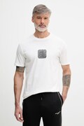 Armani Exchange t-shirt męski bawełniany beżowy XM002230 AF12308