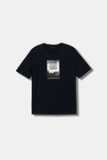 BOSS Orange T-shirt męski bawełniany granatowy 50561846