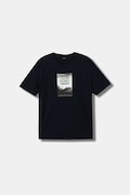 BOSS Orange T-shirt męski bawełniany granatowy 50561846