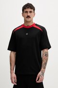 HUGO t-shirt męski bawełniany Dedril_RB czarny 50559670
