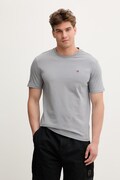 Napapijri T-shirt męski bawełniany SALIS szary NP0A4H8DHCB1