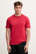Napapijri T-shirt męski bawełniany SALIS czerwony NP0A4H8DRAQ1
