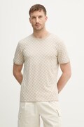 Joop! t-shirt męski kolor beżowy wzorzysty 30101945