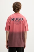 HUGO Blue tričko pánske bavlnené Nalono_F červené 50560732
