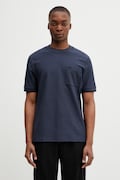Fred Perry t-shirt bawełniany męski kolor granatowy gładki M2395