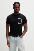 Karl Lagerfeld Jeans t-shirt męski bawełniany czarny B2M17046