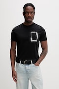 Karl Lagerfeld Jeans t-shirt męski bawełniany czarny B2M17046
