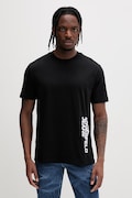 Karl Lagerfeld Jeans t-shirt męski bawełniany czarny B2M17047