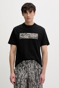 Karl Lagerfeld Jeans t-shirt męski bawełniany czarny B2M17053