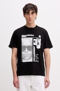 Karl Lagerfeld Jeans t-shirt męski bawełniany czarny B2M17067