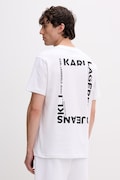 Karl Lagerfeld Jeans t-shirt męski bawełniany biały B2M17090