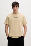 Karl Lagerfeld Jeans t-shirt męski bawełniany beżowy B2M17090