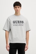 Guess t-shirt męski z bawełną szary M6GQ25 K3487