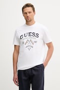 Guess T-shirt Ανδρικό βαμβακερό λευκό M6GI06 K2917