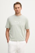 Guess t-shirt basic męski bawełniany turkusowy M6GI16 K3032